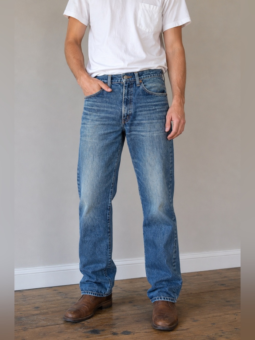Vintage GWG Jeans Made in Canada 31x34 Straight Leg Denim Mens - Picture 8 of 8